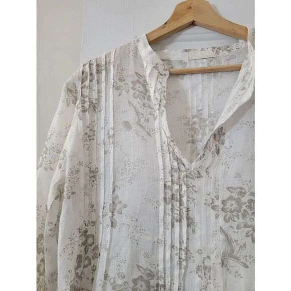 CP SHADES Linen Floral Print Tunic S - Picture 2 of 10